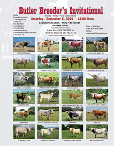 2009 Butler Breeder Invitational Sale Ad